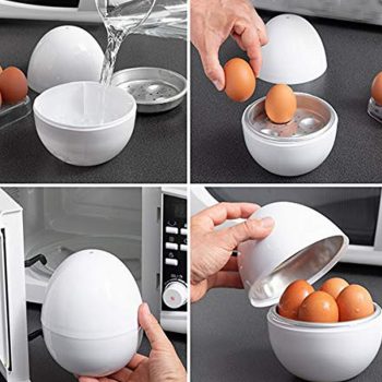 Cocer huevos en el microondas  Huevos en microondas, Cocina en