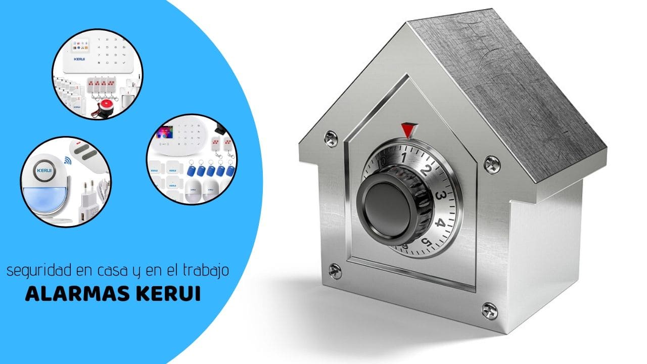KERUI Kit de sistema de alarma de seguridad para oficina en casa, oficina  en casa, inalámbrico, ruidoso, para interiores y exteriores, resistente a  la